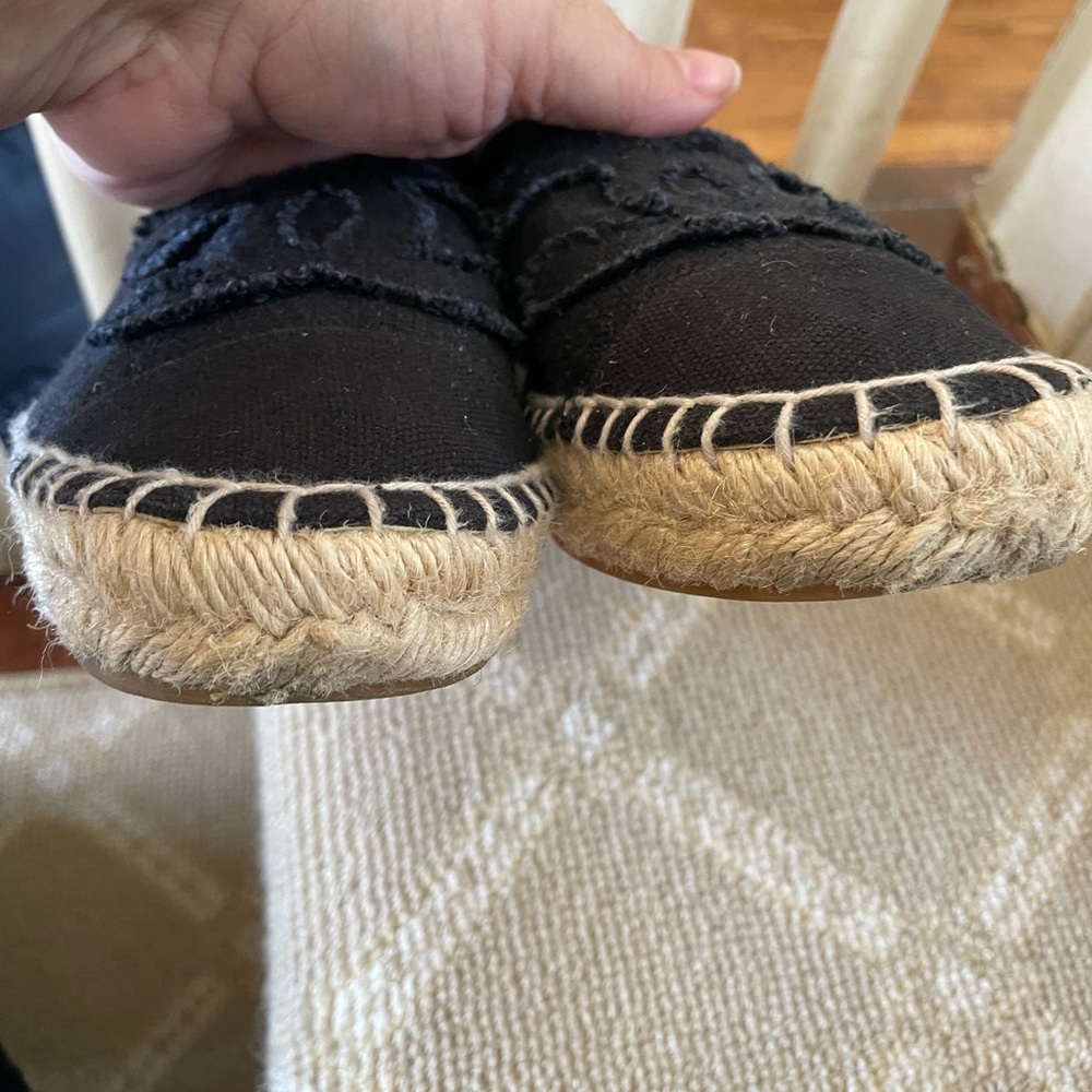 CHANEL Black Canvas Espadrilles - Picture 7 of 15